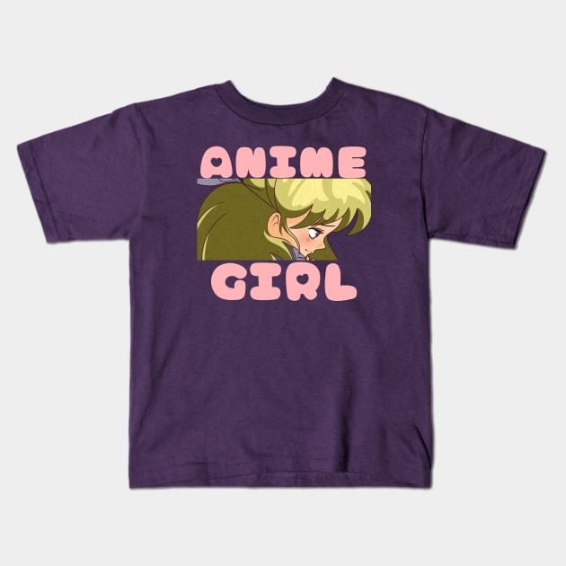 Manga Gifts - Anime Girl Kids T-Shirt by Murray's Apparel